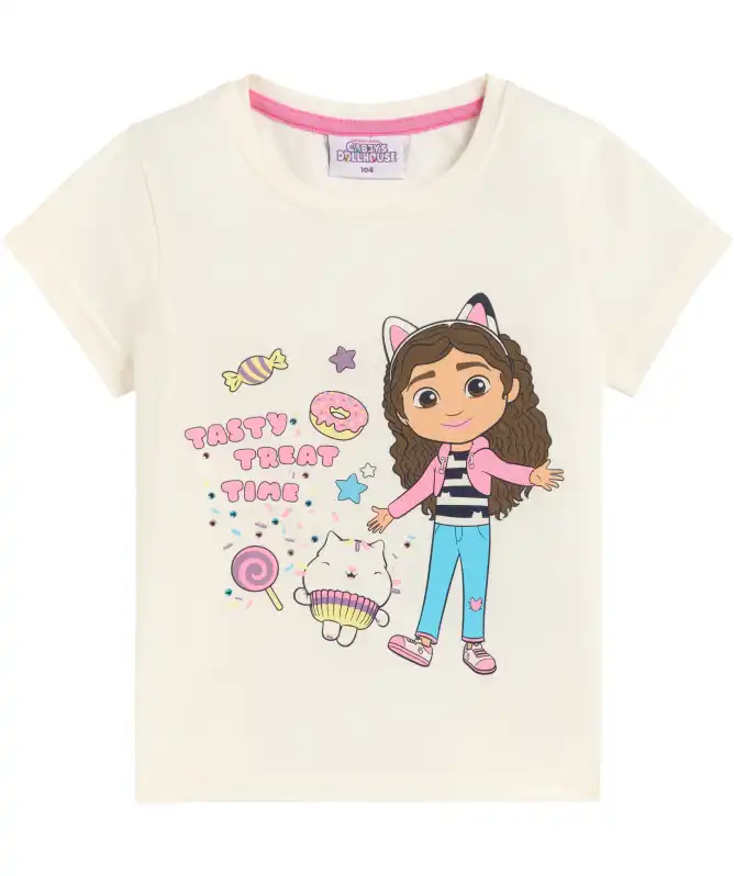 Kinder T-shirt met print op voor- en achterkant