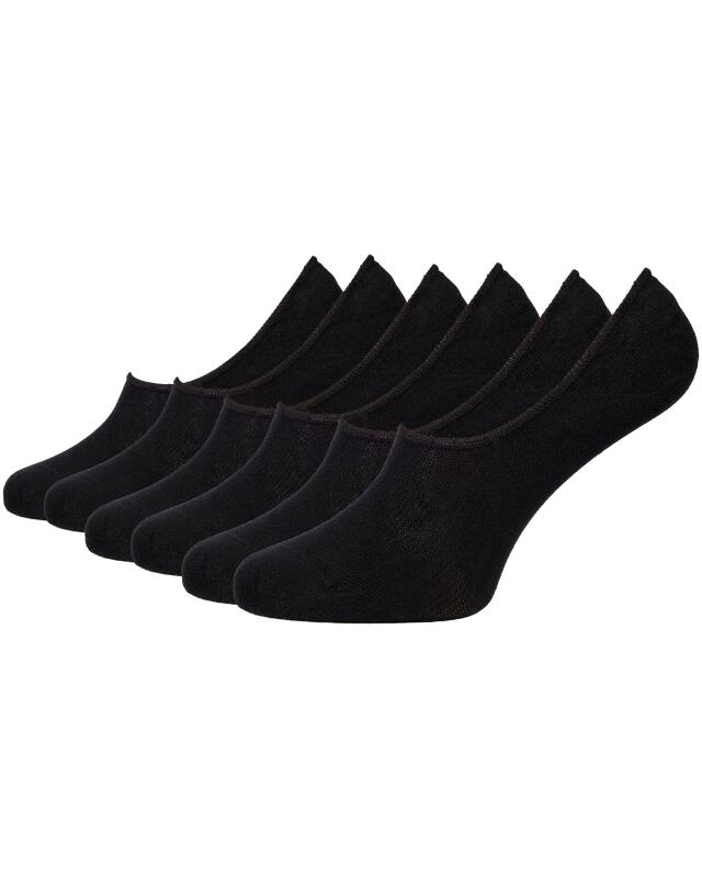 جوارب قصيرة بشريط مانع للانزلاق للرجال، أسود (KiK Füßlinge mit Anti-Slip (schwarz)) — KiK, منتج ألماني أصلي في المغرب