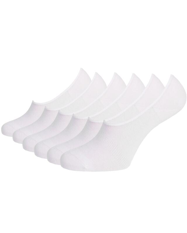 No-show socks with anti-slip grip for men, white (KiK Füßlinge mit Anti-Slip (weiß)) — KiK, authentic German product in Morocco