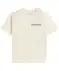 T-shirt met print op voor- en achterkant offwhite