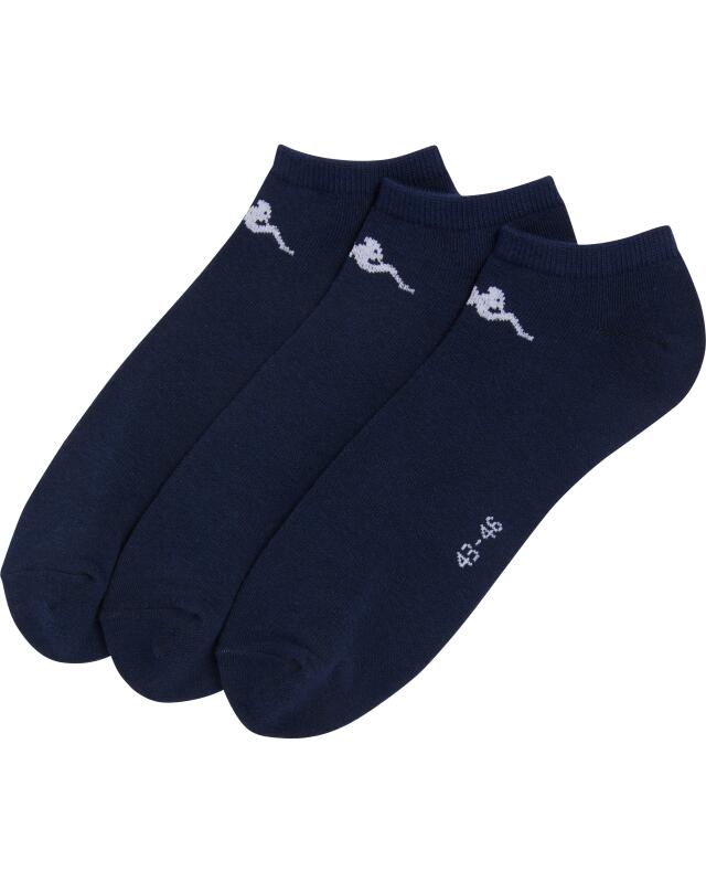 Sneaker socks with logo for men, navy (KiK Sneakersocken mit Logo (dunkelblau)) — KiK, authentic German product in Morocco