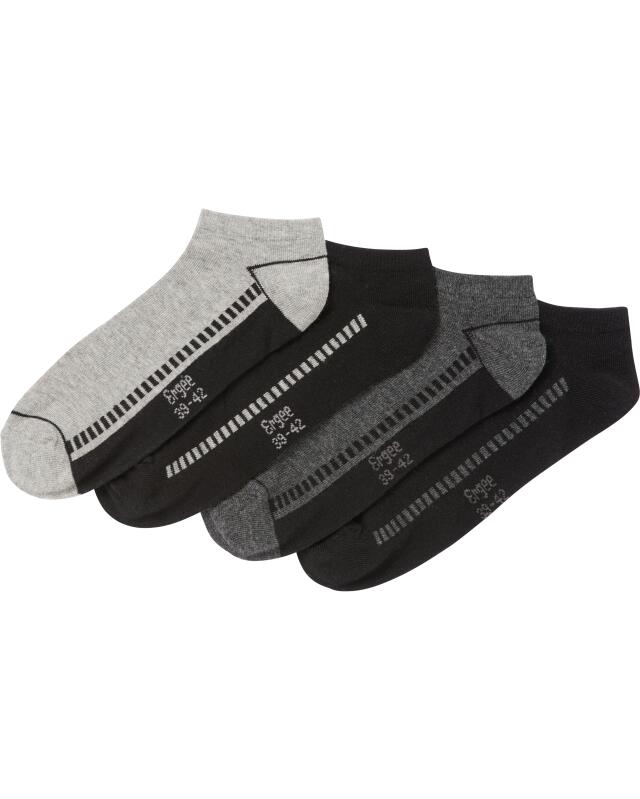 Socquettes homme, noir (KiK Sneakersocken (schwarz)) — KiK, produit allemand authentique au Maroc