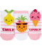 Niedliche Sneakersocken weiß/rosa