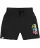 Kinder sweatshort met print zwart