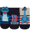 Coole Sneakersocken blau