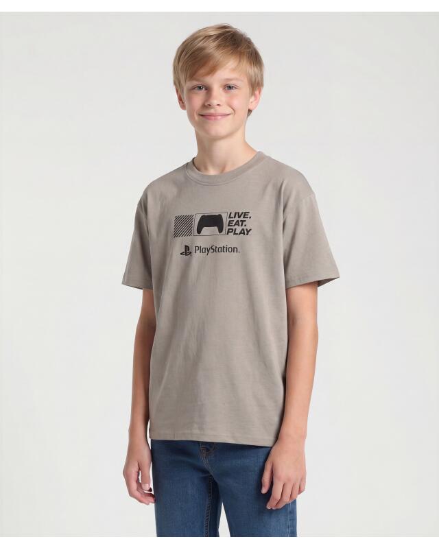 تيشيرت PlayStation للأولاد، بني فاتح (KiK PlayStation T-Shirt (hellbraun)) — KiK, منتج ألماني أصلي في المغرب