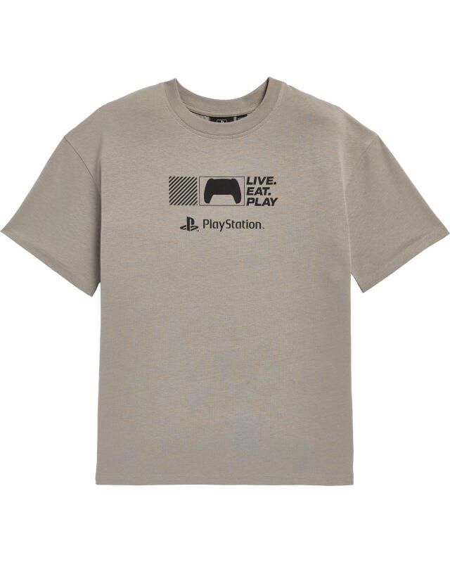 تيشيرت PlayStation للأولاد، بني فاتح (KiK PlayStation T-Shirt (hellbraun)) — KiK, منتج ألماني أصلي في المغرب