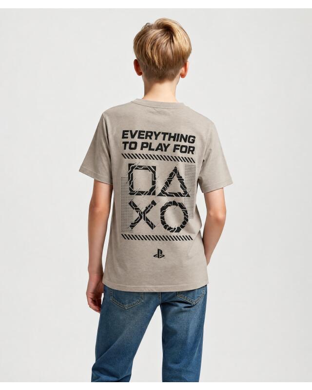 تيشيرت PlayStation للأولاد، بني فاتح (KiK PlayStation T-Shirt (hellbraun)) — KiK, منتج ألماني أصلي في المغرب