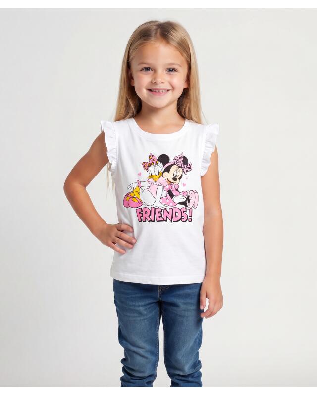 تيشيرت من القطن للبنات، أبيض (KiK T-Shirt aus Baumwolle (weiß)) — KiK, منتج ألماني أصلي في المغرب