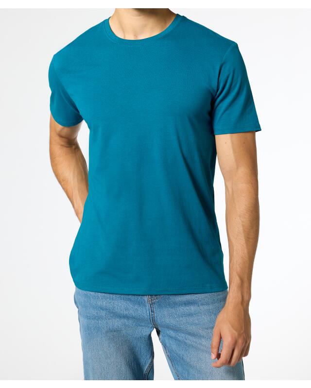 تيشيرت أساسي للرجال، أزرق بترولي (KiK Basic T-Shirt (petrol)) — KiK, منتج ألماني أصلي في المغرب