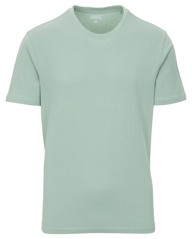 T-shirt basique homme, vert clair (KiK Basic T-Shirt (hellgrün)) — KiK, produit allemand authentique au Maroc
