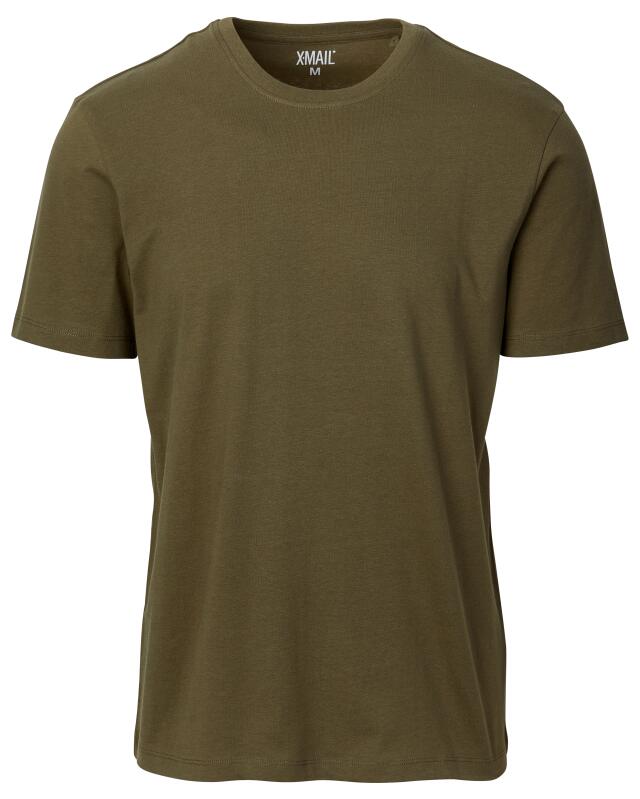 Basic T-shirt for men, khaki (KiK Basic T-Shirt (Khaki)) — KiK, authentic German product in Morocco