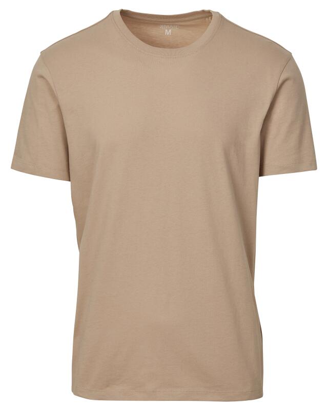 تيشيرت أساسي للرجال، إكرو (KiK Basic T-Shirt (naturfarben)) — KiK, منتج ألماني أصلي في المغرب