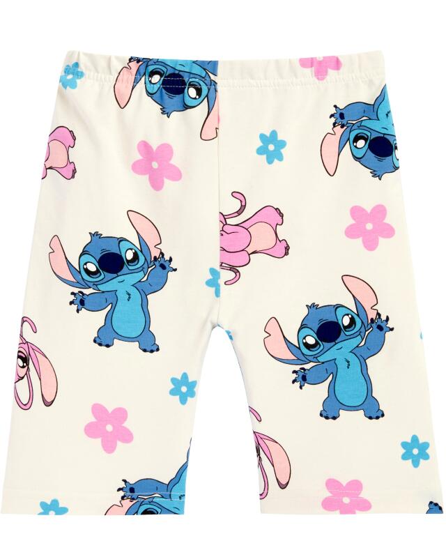 شورت دراجة Stitch للبنات، كريمي (KiK Radlerhose mit Stitch (creme)) — KiK, منتج ألماني أصلي في المغرب