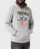 Sweatshirt mit Football-Print grau melange