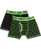 Retro Boxershorts mit Eingriff schwarz