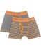 Retro Boxershorts mit Eingriff anthrazit melange