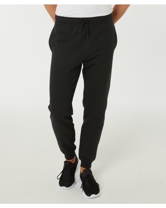 Basic joggers for men, black (KiK Basic Jogginghose (schwarz)) — KiK, authentic German product in Morocco