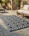 Outdoorteppich schwarz
