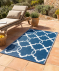 Outdoorteppich blau