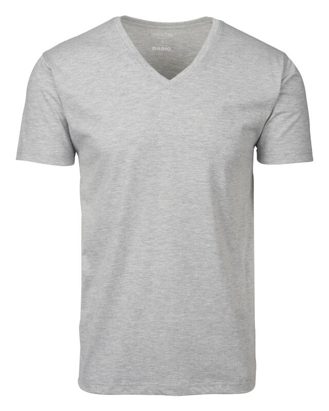 تيشيرت أساسي للرجال، رمادي مبرقش (KiK Basic T-Shirt (grau melange)) — KiK, منتج ألماني أصلي في المغرب