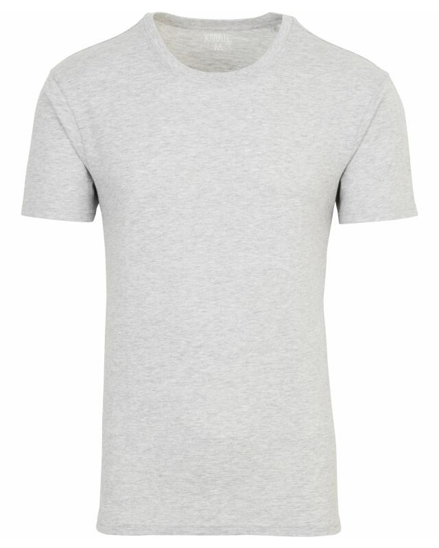 تيشيرت أساسي للرجال، رمادي مبرقش (KiK Basic T-Shirt (grau melange)) — KiK, منتج ألماني أصلي في المغرب