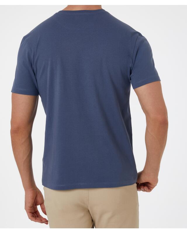 T-shirt basique homme, bleu marine (KiK Basic T-Shirt (dunkelblau)) — KiK, produit allemand authentique au Maroc