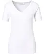 T-Shirt mit Zierknopfleiste