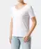 T-Shirt mit Zierknopfleiste weiß