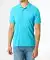 Poloshirt aqua blauw