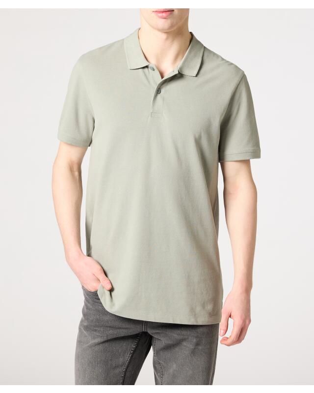 Polo classique homme, kaki clair (KiK Klassisches Poloshirt (hellkhaki)) — KiK, produit allemand authentique au Maroc