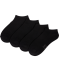 Schlichte Sneakersocken schwarz