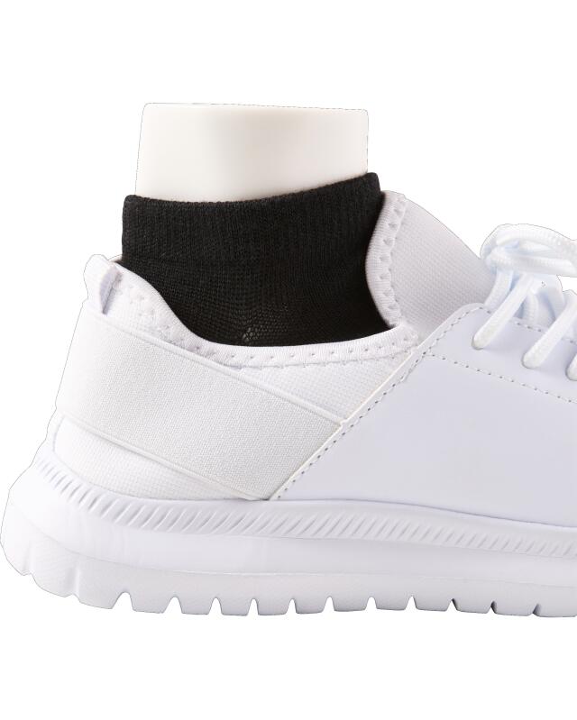 Plain trainer socks for women, black (KiK Schlichte Sneakersocken (schwarz)) — KiK, authentic German product in Morocco