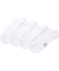 Schlichte Sneakersocken weiß