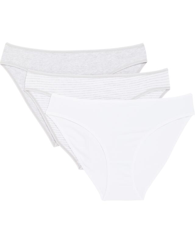 Slips femme, gris chiné (KiK Slips (grau melange)) — KiK, produit allemand authentique au Maroc