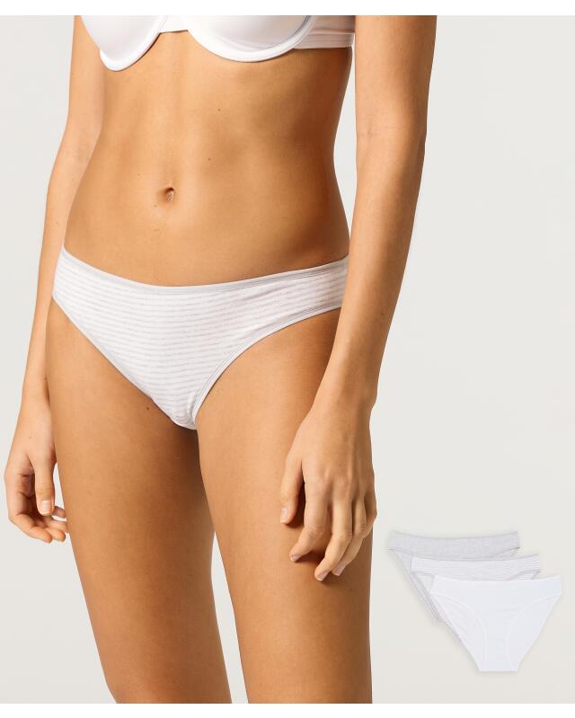 Slips femme, gris chiné (KiK Slips (grau melange)) — KiK, produit allemand authentique au Maroc