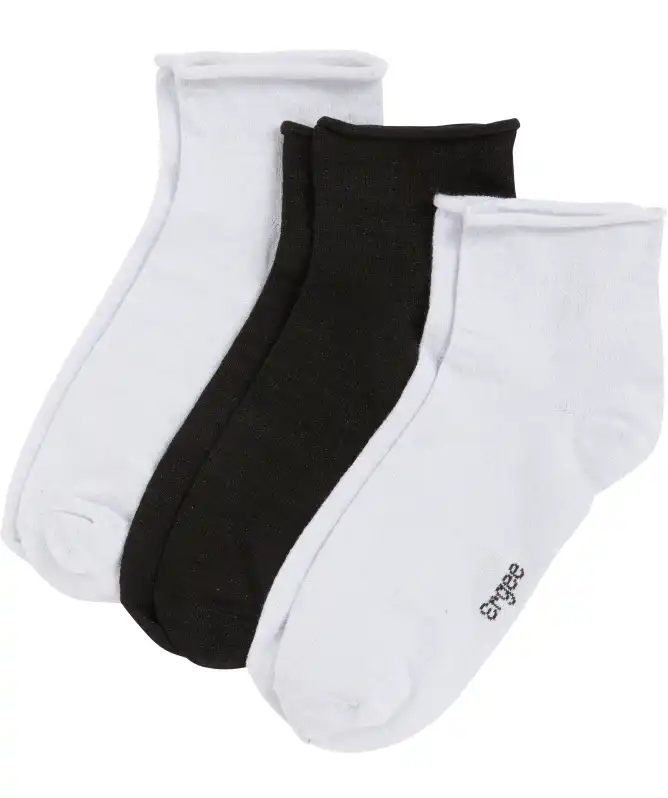 Kurzschaftsocken mit Glitzergarn