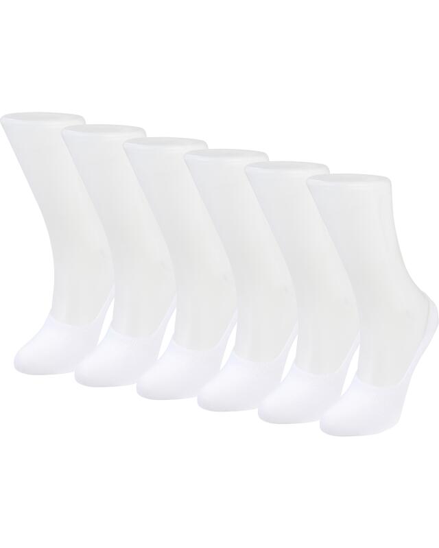 Socquettes antidérapantes femme, blanc (KiK Füßlinge Anti-Slip (weiß)) — KiK, produit allemand authentique au Maroc