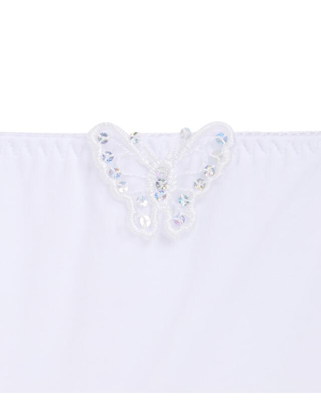 Slips à papillon femme, blanc (KiK Slips mit Schmetterling (weiß)) — KiK, produit allemand authentique au Maroc