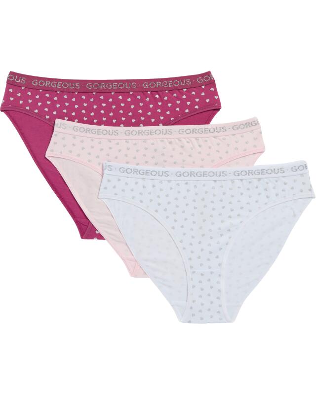 Slips à petits cœurs femme, rose clair (KiK Slips mit Herzchen (hellrosa)) — KiK, produit allemand authentique au Maroc