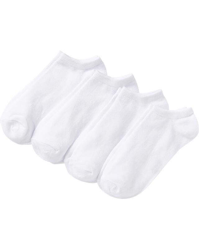 Socquettes basiques femme, blanc (KiK Basic Füßlinge (weiß)) — KiK, produit allemand authentique au Maroc