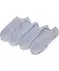 Füßlinge grau melange