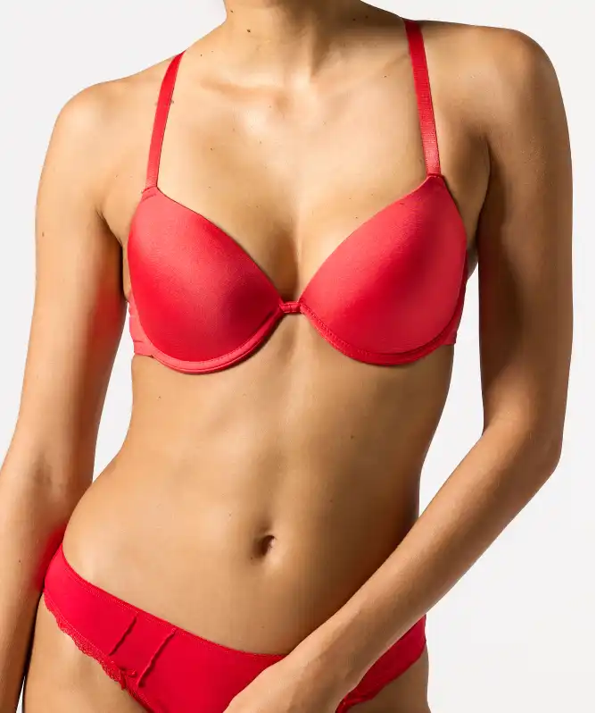 Super push-up podprsenka červená