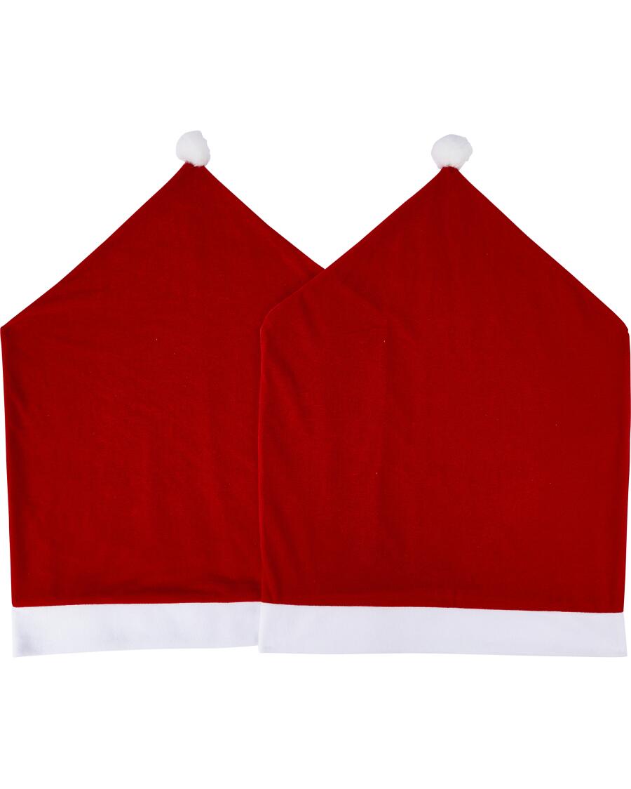 Stoelhoezen Kerst rood