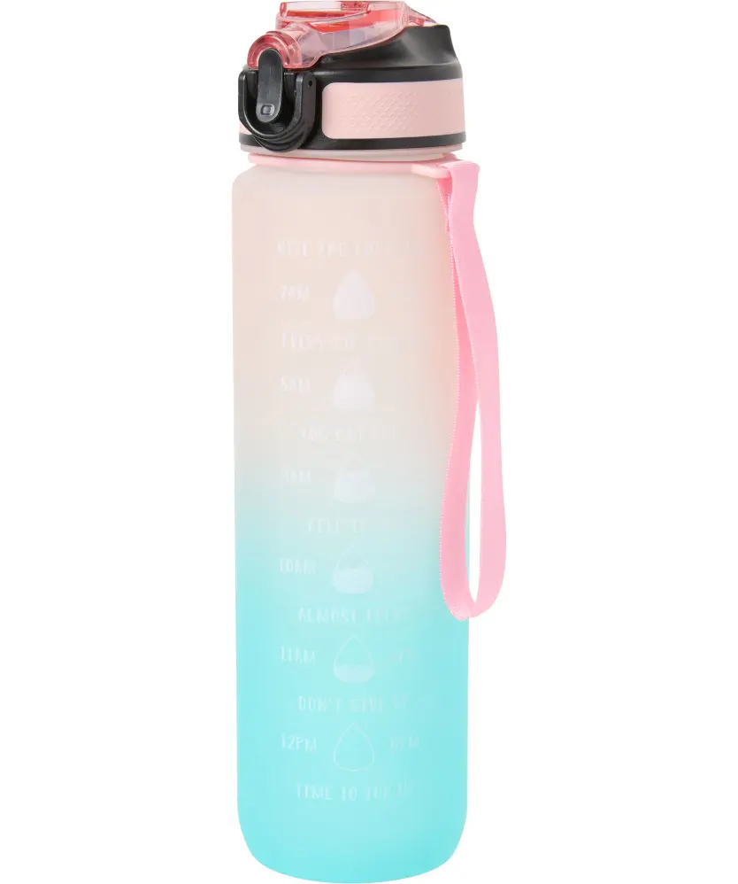 IDRINK Kinder Trinkflasche 400 Ml Mit Strohhalm – FAIRY Design, BPA-frei, Auslaufsicher, Stoßfest