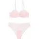 Balconette-BH + Panty mit Mesh