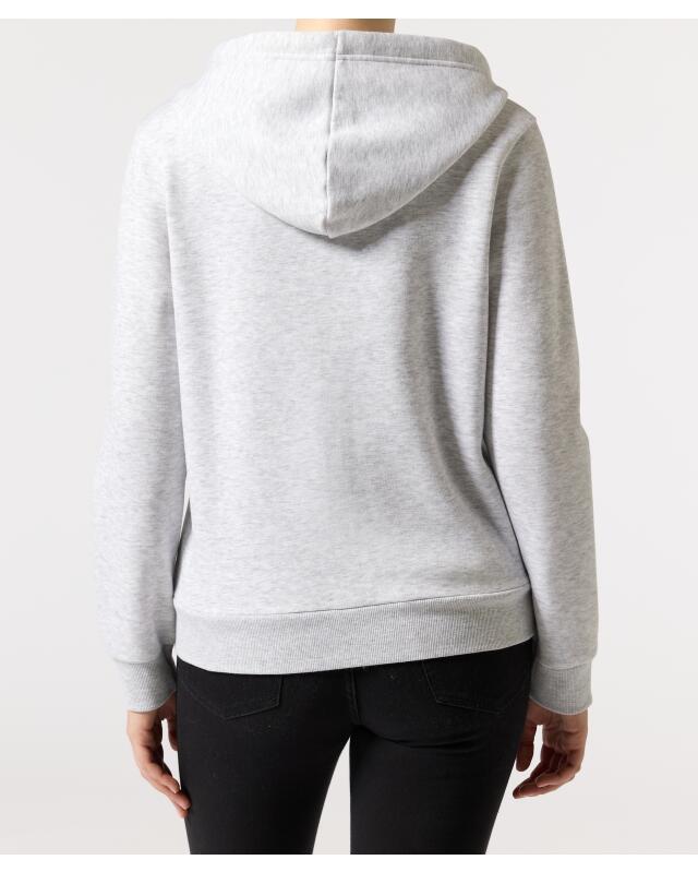 Zip-up sweat jacket for women, grey marl (KiK Sweatjacke in Melange (grau melange)) — KiK, authentic German product in Morocco