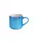Gemusterte Tasse blau