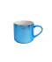 Gemusterte Tasse blau