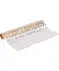 Organza decoratiestof Kerst wit/goud